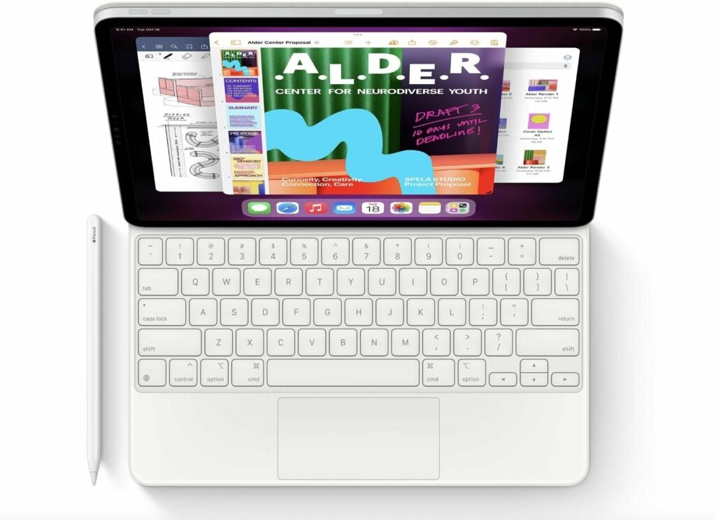 Идея для подарка: 12.9" Планшет Apple iPad Pro 12.9 2022, 512 ГБ, Wi-Fi, iPadOS, космический серый