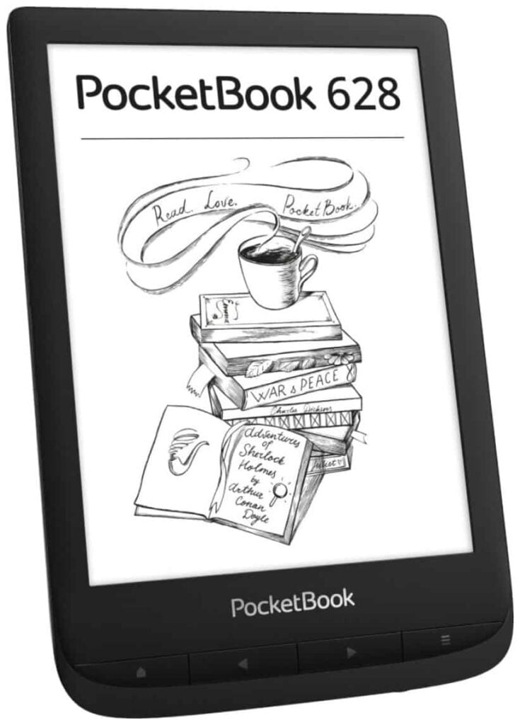 Идея для подарка: 6" Электронная книга PocketBook 628 1024x758, E-Ink, 8 ГБ, black