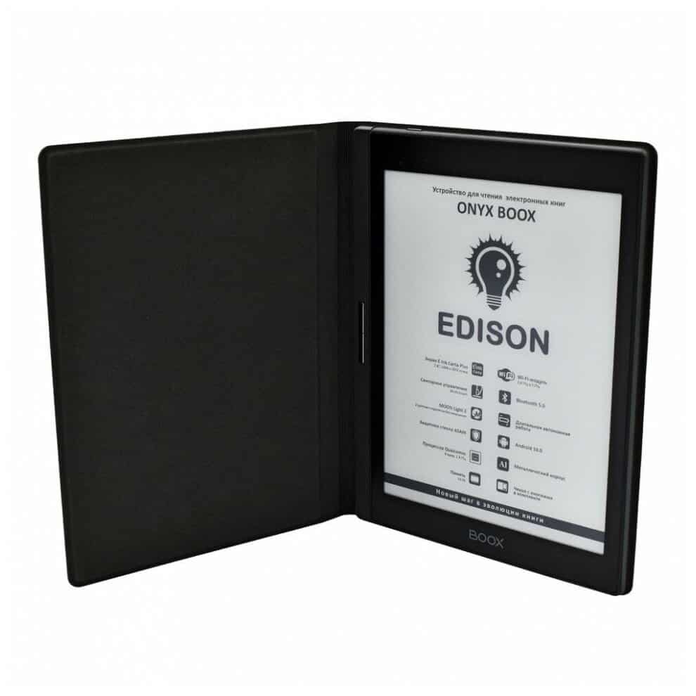 Идея для подарка: 7.8" Электронная книга ONYX BOOX Edison 1872x1404, E-Ink, 32 ГБ, черный