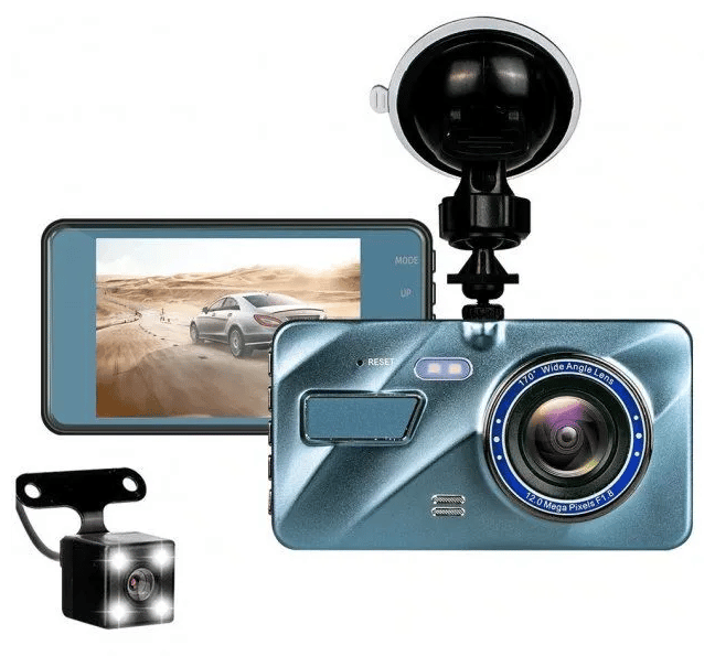 Идея для подарка: Автомобильный видеорегистратор с камерой заднего вида, регистратор автомобильный с двойным объективом, авторегистратор с разрешением FHD 1080p