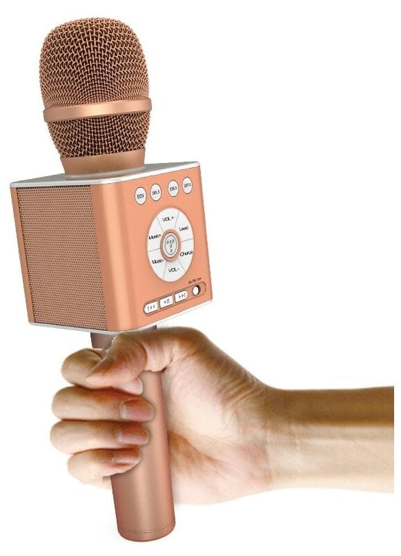 Идея для подарка: Беспроводной караоке микрофон Tosing Q12 (розовый)