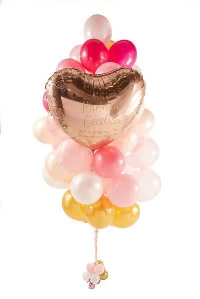 Идея для подарка: Большая связка шаров "Привет!Принцесса"