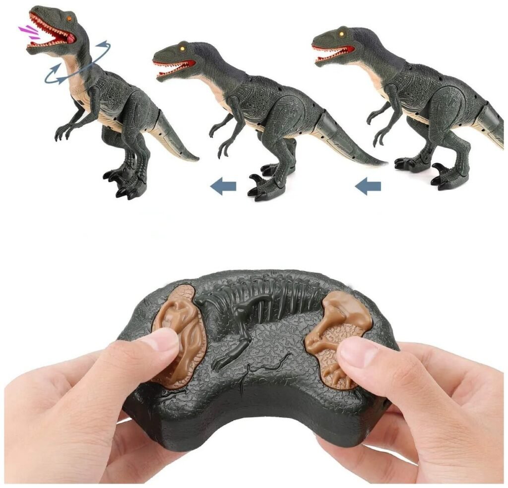 Идея для подарка: Большой Интерактивный Динозавр На Радиоуправлении Игрушка Динозавры Игрушки На Пульте Управления Робот Тиранозавр Для Мальчиков Для Девочек