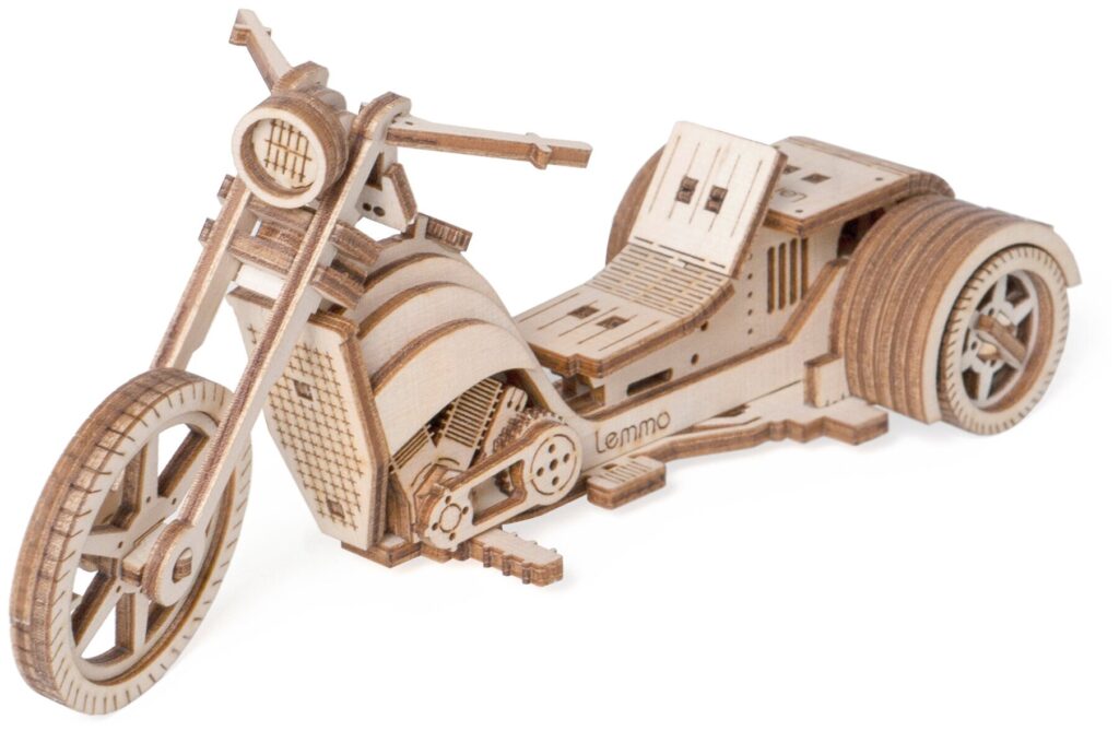 Идея для подарка: Деревянный конструктор, сборная модель из дерева Lemmo Трицикл "Фотон