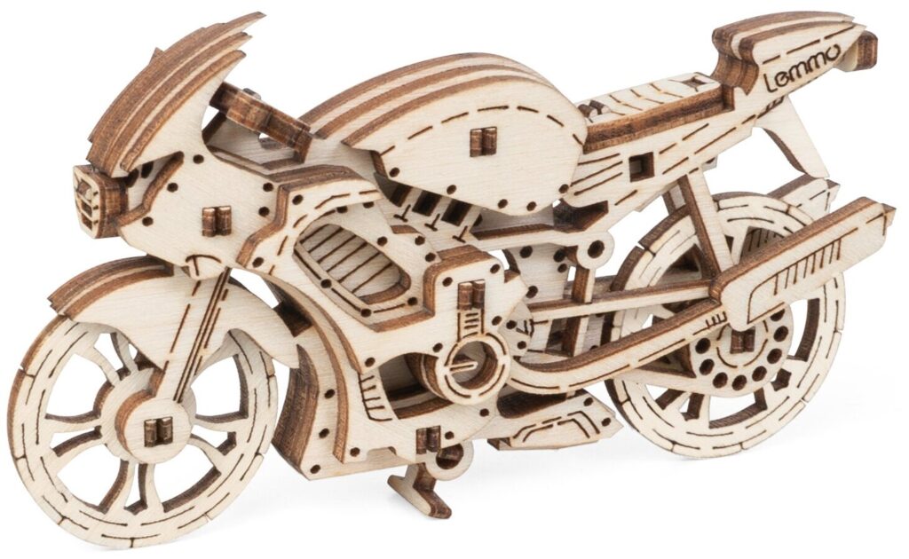 Идея для подарка: Деревянный конструктор, сборная модель Lemmo Мотоцикл "Лекс