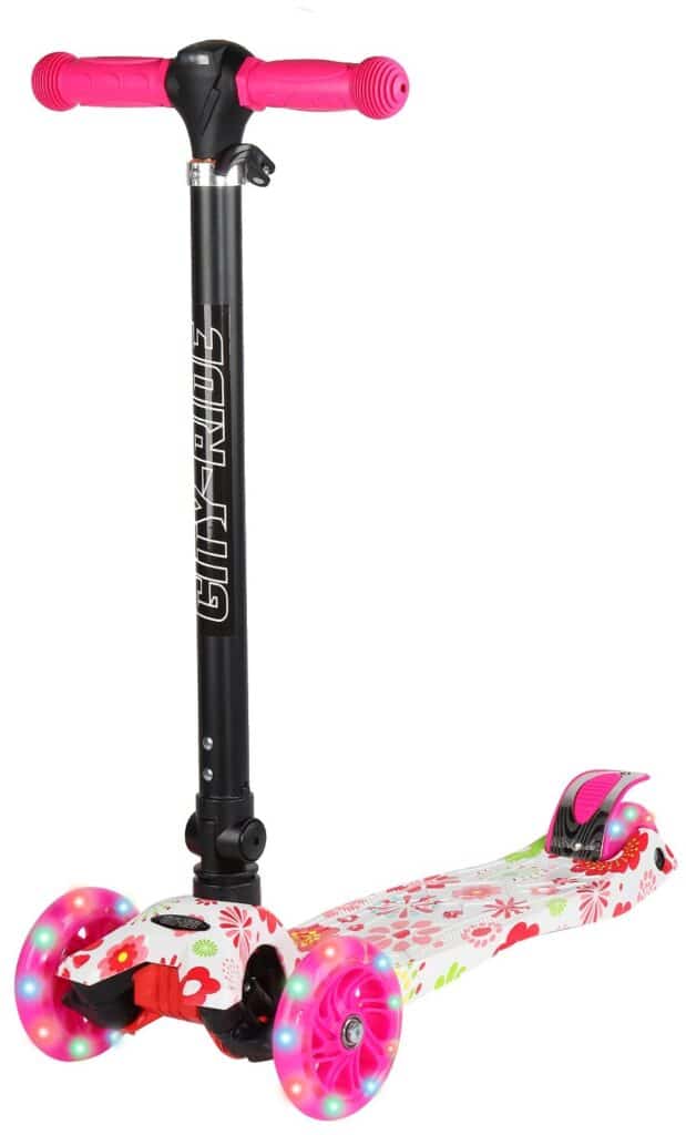 Идея для подарка: Детский 3-колесный самокат CITY-RIDE CR-S5-06PR, розовый/ белый
