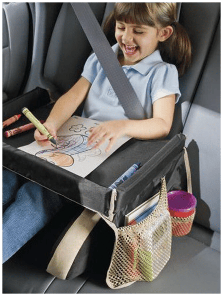 Идея для подарка: Детский автомобильный столик / Органайзер в машину для детей / Для автокресла