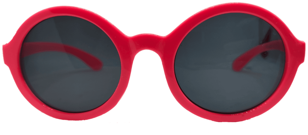 Идея для подарка девочке: Детские солнцезащитные круглые очки розовые