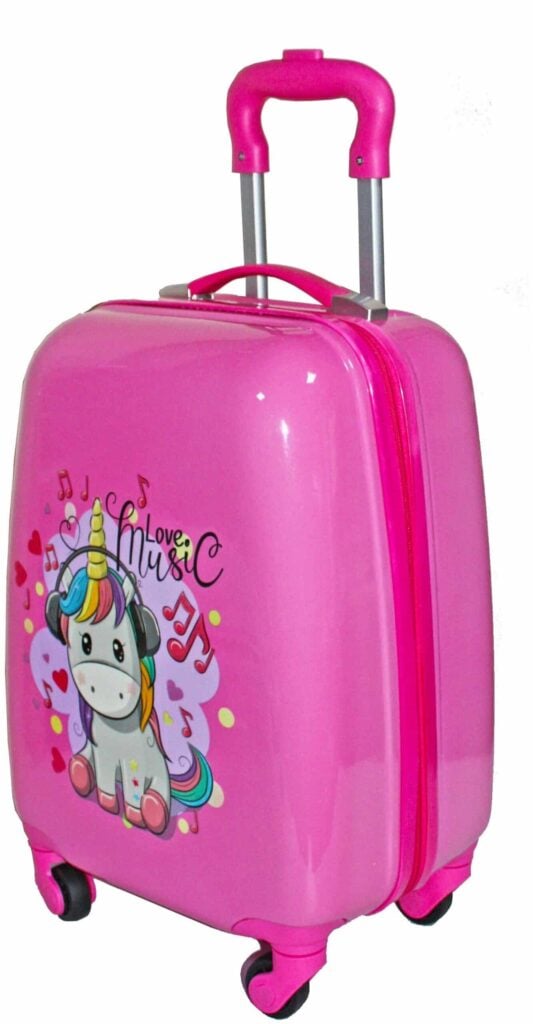 Идея для подарка девочке: Идея подарка: Детский чемодан LATS Музыкальный единорог ручная кладь размер XS