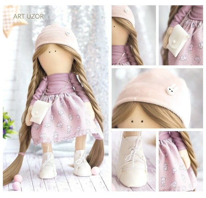 Идея для подарка девочке: Набор для шитья Интерьерная кукла Плюм, Арт Узор, 3548657