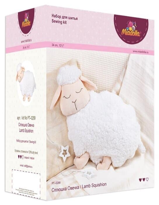 Идея для подарка девочке: Набор для шитья MIADOLLA PT-0299 Сплюшка Овечка