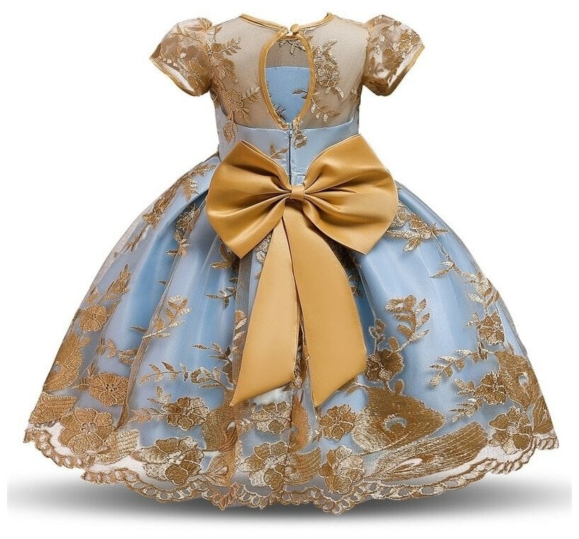 Идея для подарка девочке: Нарядное платье для девочки, размер 130