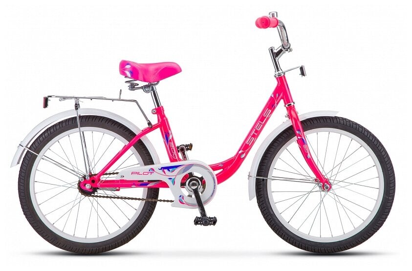 Идея для подарка девочке: Подростковый городской велосипед STELS Pilot 200 Lady 20 Z010 (2021) розовый 12" (требует финальной сборки)