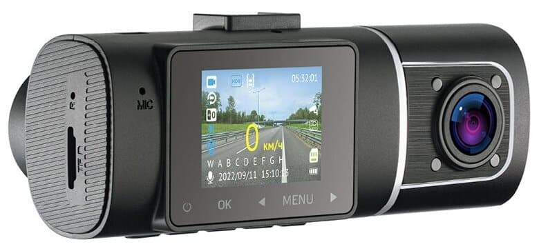 Идея для подарка: Двухканальный видеорегистратор iBOX Flip GPS Dual