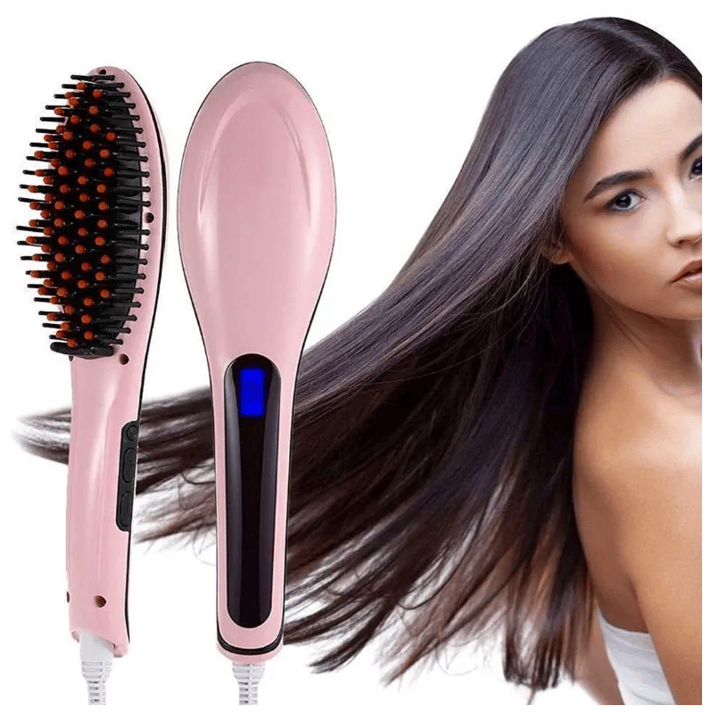 Идея для подарка: Электрическая расческа-выпрямитель Fast Hair Straightener / расческа-выпрямитель с функцией ионизации волос