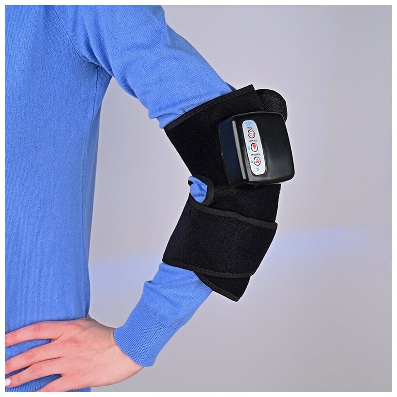 Идея для подарка: Электрический Вибро массажер многофункциональный бандаж для суставов с функцией прогрева, черный