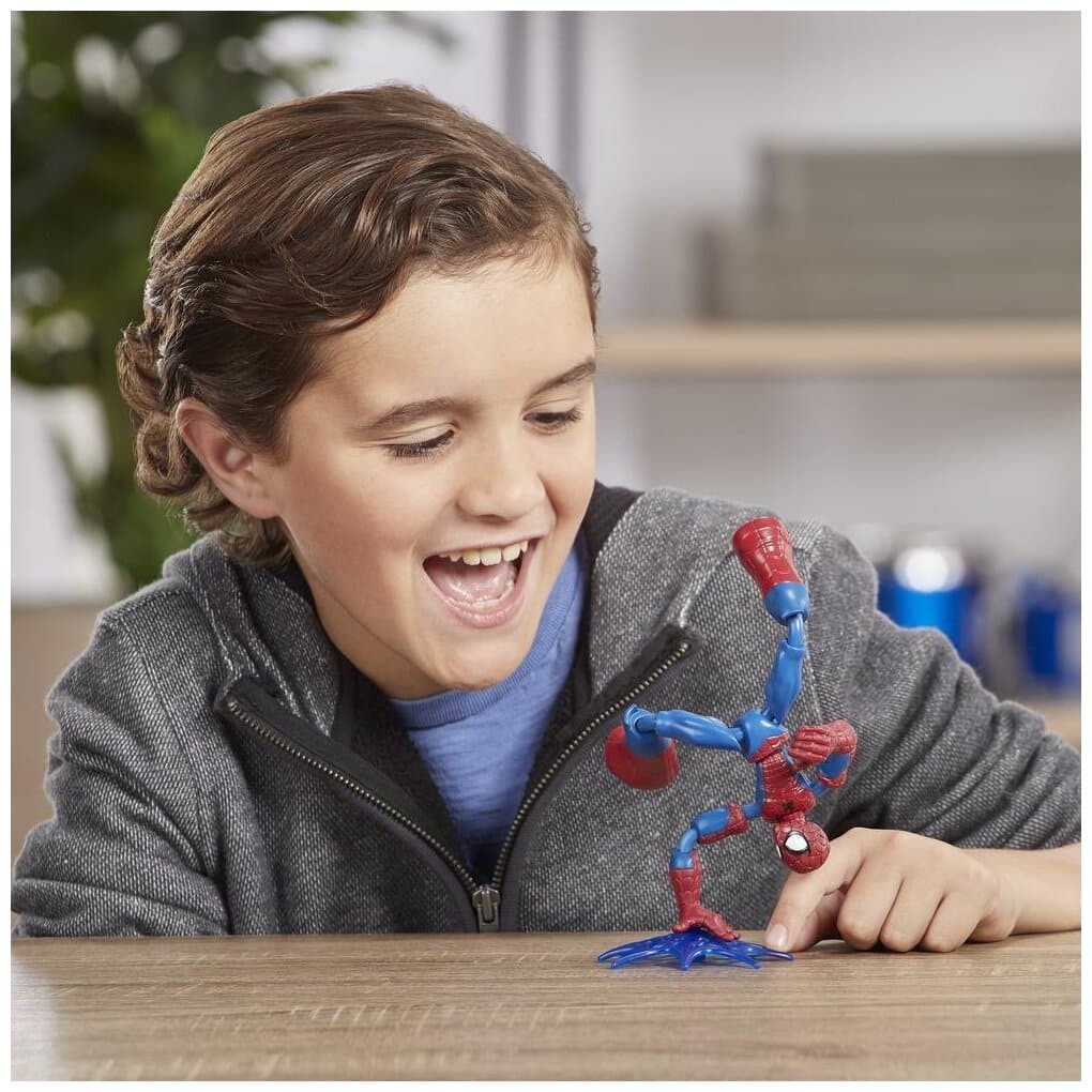 Идея для подарка: Фигурка Hasbro Человек-паук Bend and Flex E7686, 15 см