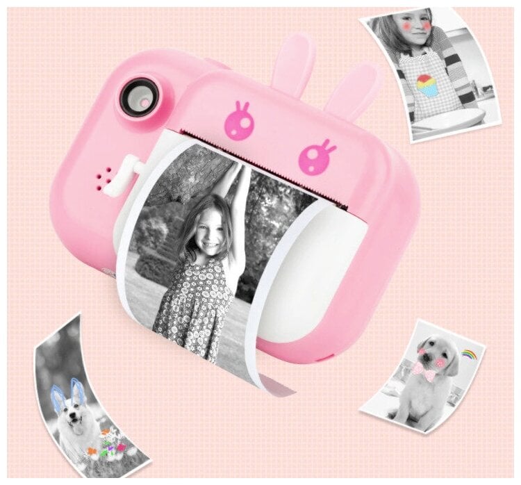 Идея для подарка: Фотоаппарат детский цифровой X2 Модернизированная версия Прорезиненный корпус Soft Touch (розовый)