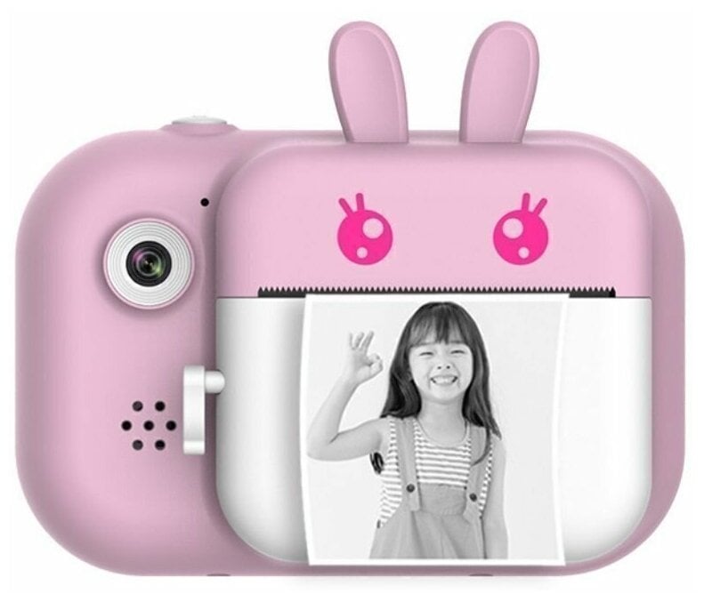 Идея для подарка: Фотоаппарат детский цифровой X2 Модернизированная версия Прорезиненный корпус Soft Touch (розовый)