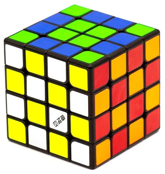 Идея для подарка: Головоломка QiYi MoFangGe Кубик Рубика 4x4 MS Magnetic Черный