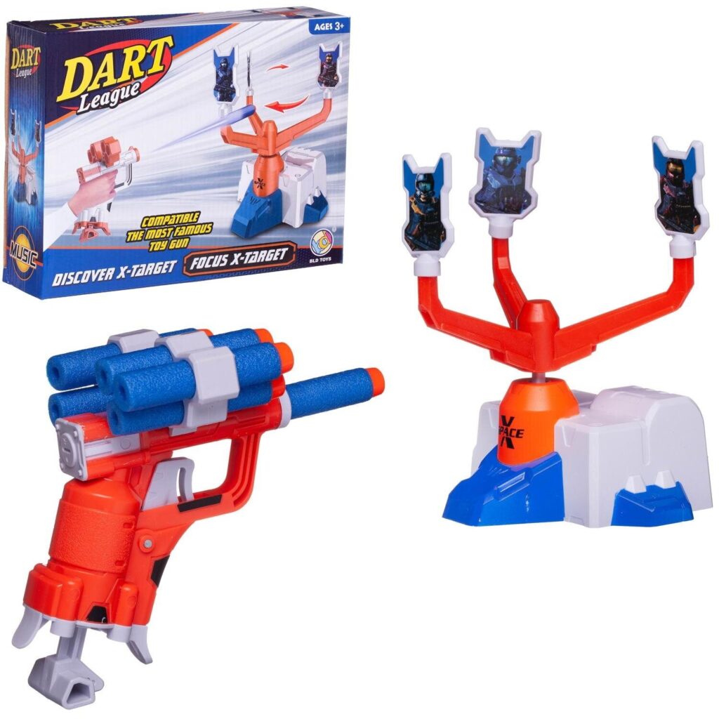 Идея для подарка: Игровой набор Junfa Toys Тир с 2-мя бластерами и многоярусной мишенью DQ-03482