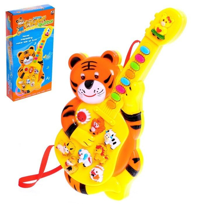 Идея для подарка: Интерактивная развивающая игрушка Fisher-Price Смейся и учись. Обучающая музыкальная гитара, зеленый