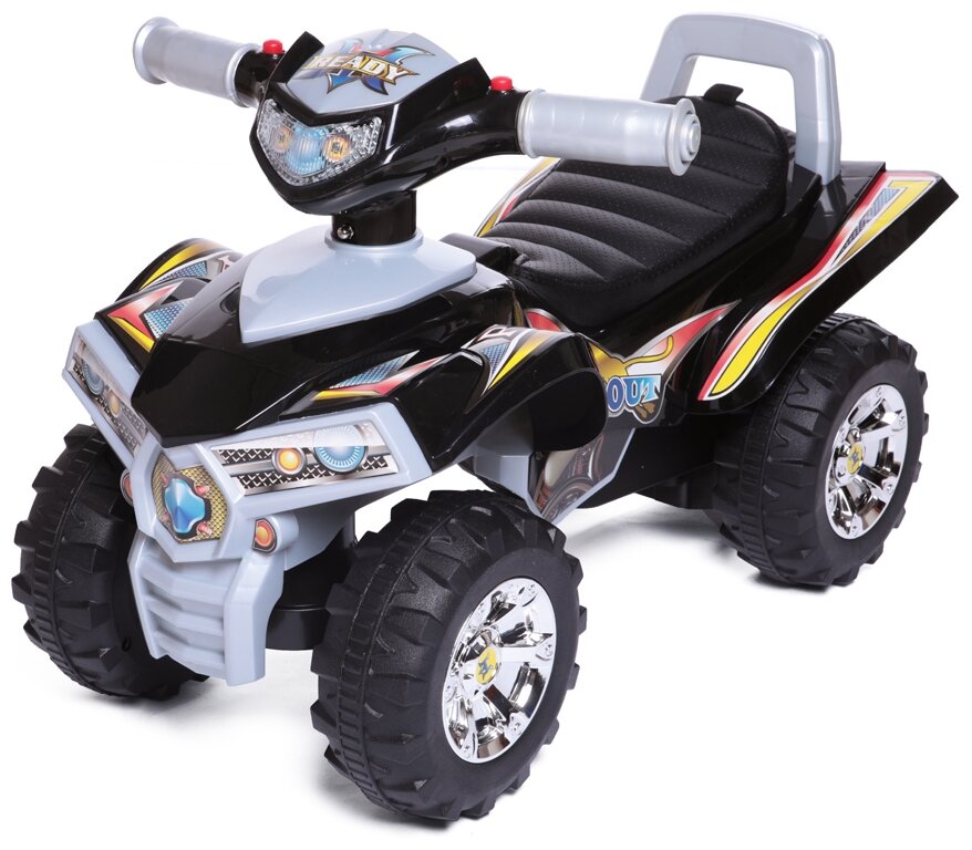 Идея для подарка: Каталка-толокар Babycare Super ATV с кожаным сиденьем (551) черный