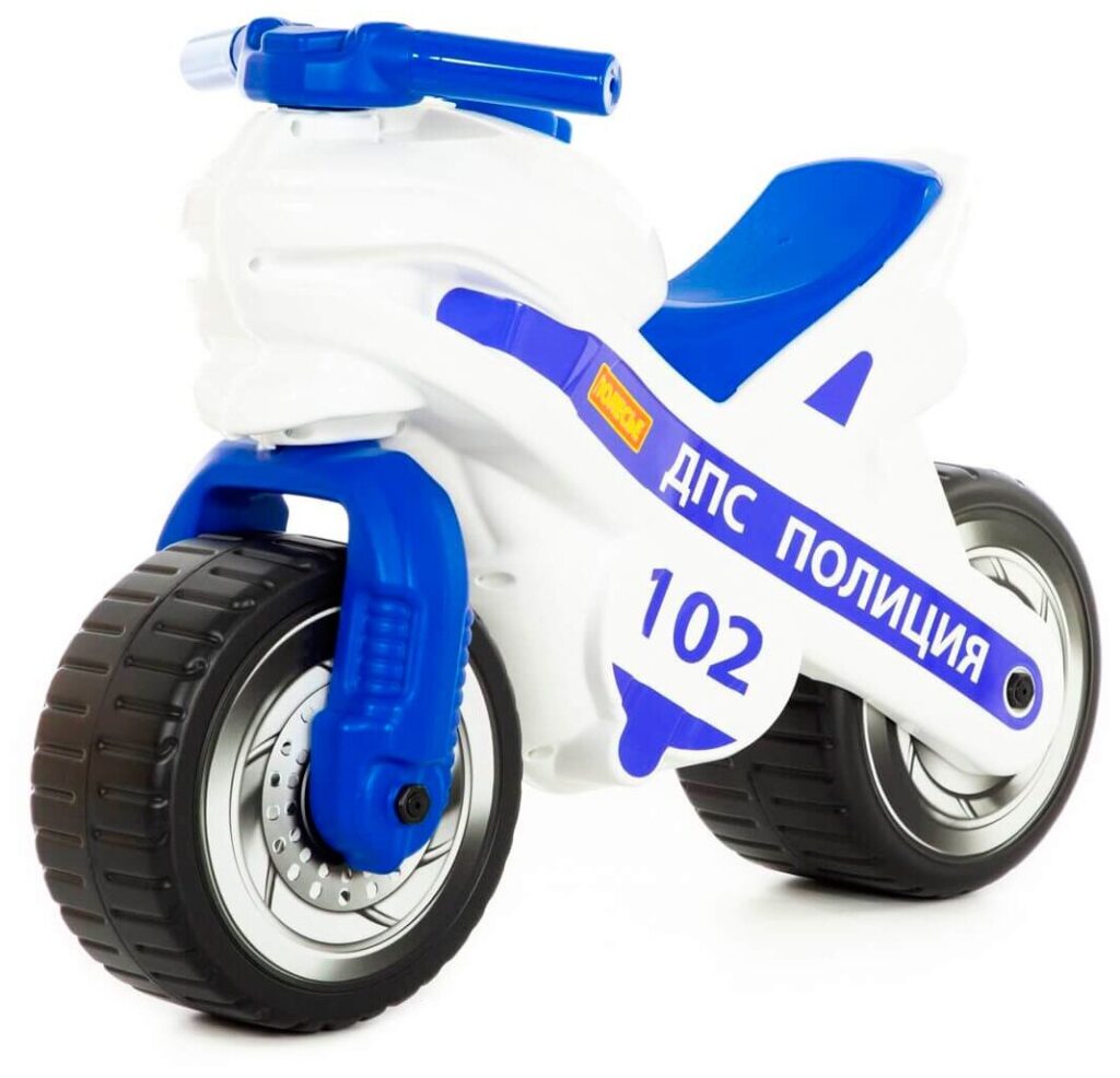 Идея для подарка: Каталка-толокар Полесье мотоцикл МХ полиция