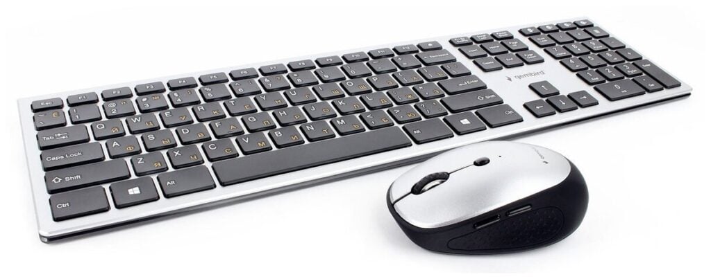 Идея для подарка: Комплект клавиатура мышь Gembird KBS-8100