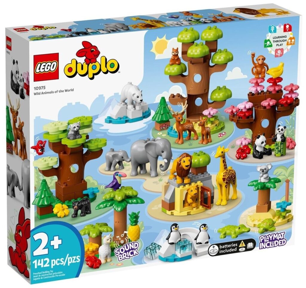 Идея для подарка: Конструктор LEGO DUPLO 10975 Дикие животные мира