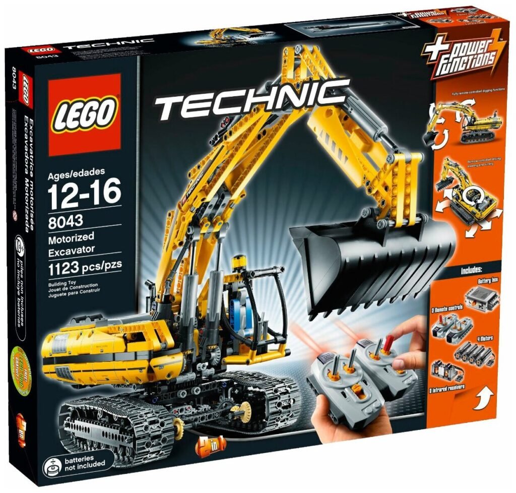 Идея для подарка: Конструктор LEGO Technic 8043 Моторизированный экскаватор