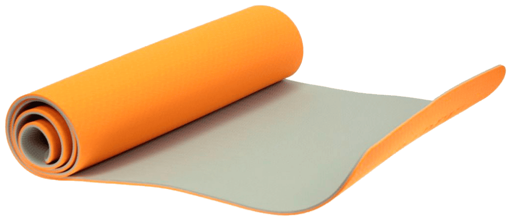 Идея для подарка: Коврик для йоги BRADEX SF 0402/SF 0403, 183х61х0.6 см оранжевый/серый