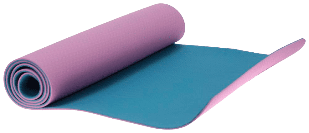 Идея для подарка: Коврики для йоги 183*61*0,6 TPE двухслойный фиолетовый