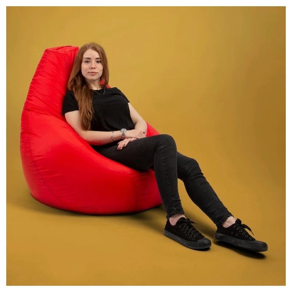 Идея для подарка: Kreslo-Puff Кресло-мешок Super Оксфорд красный оксфорд
