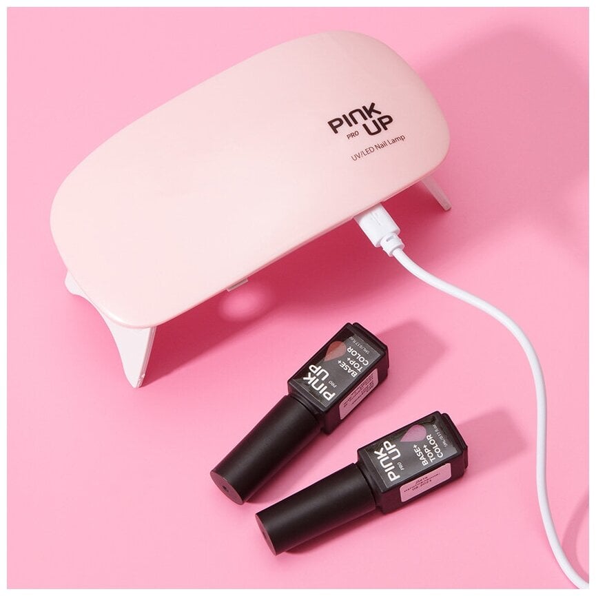 Идея для подарка: Лампа для полимеризации гель-лака PINK UP PRO UV/LED mini pink