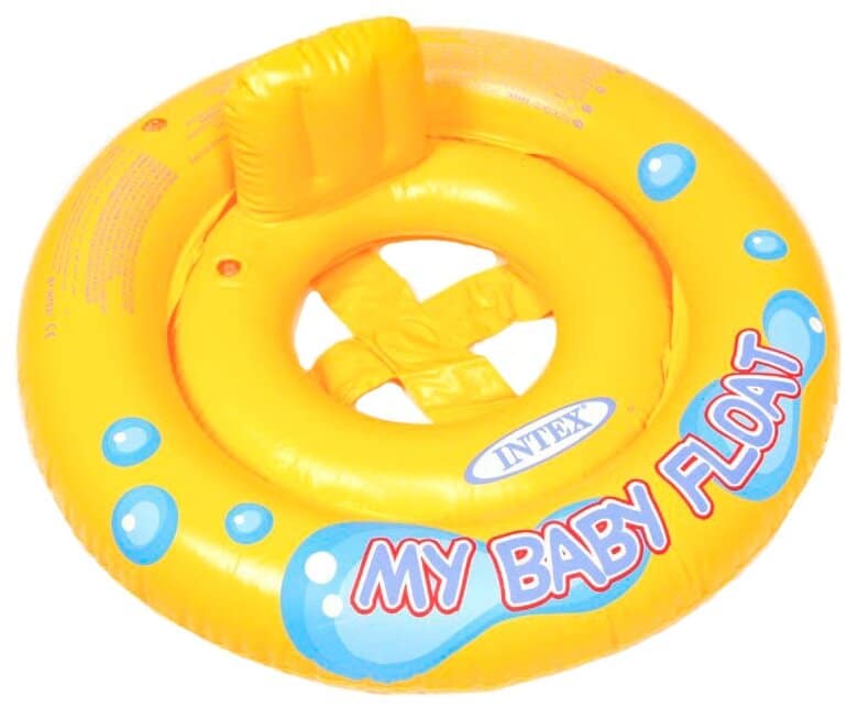 Идея для подарка мальчику: Надувной круг Intex My Baby Float 59574, желтый