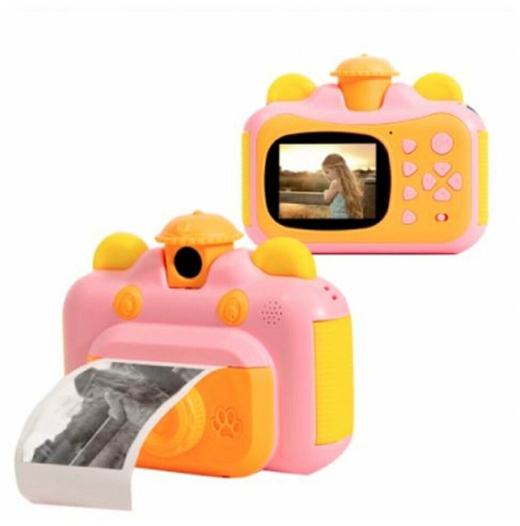 Идея для подарка: Мини фотокамера / Фотоаппарат Детский / Цифровая фотокамера для детей / Фотокамера Детская/ Розовый