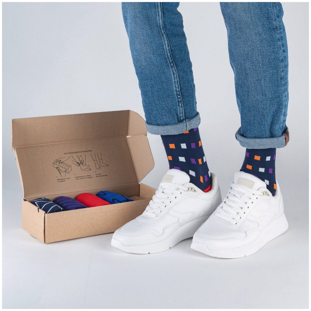 Идея для подарка: Мужские носки Нева-Сокс, классические, подарочная упаковка