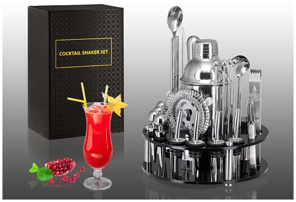 Идея для подарка: Набор бармена для приготовления коктейлей из 30 предметов «Коктейль Мастер Эксперт»