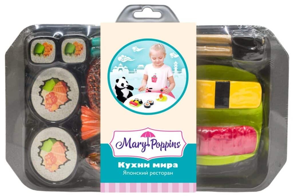 Идея для подарка: Набор продуктов с посудой Mary Poppins Японский ресторан 453139