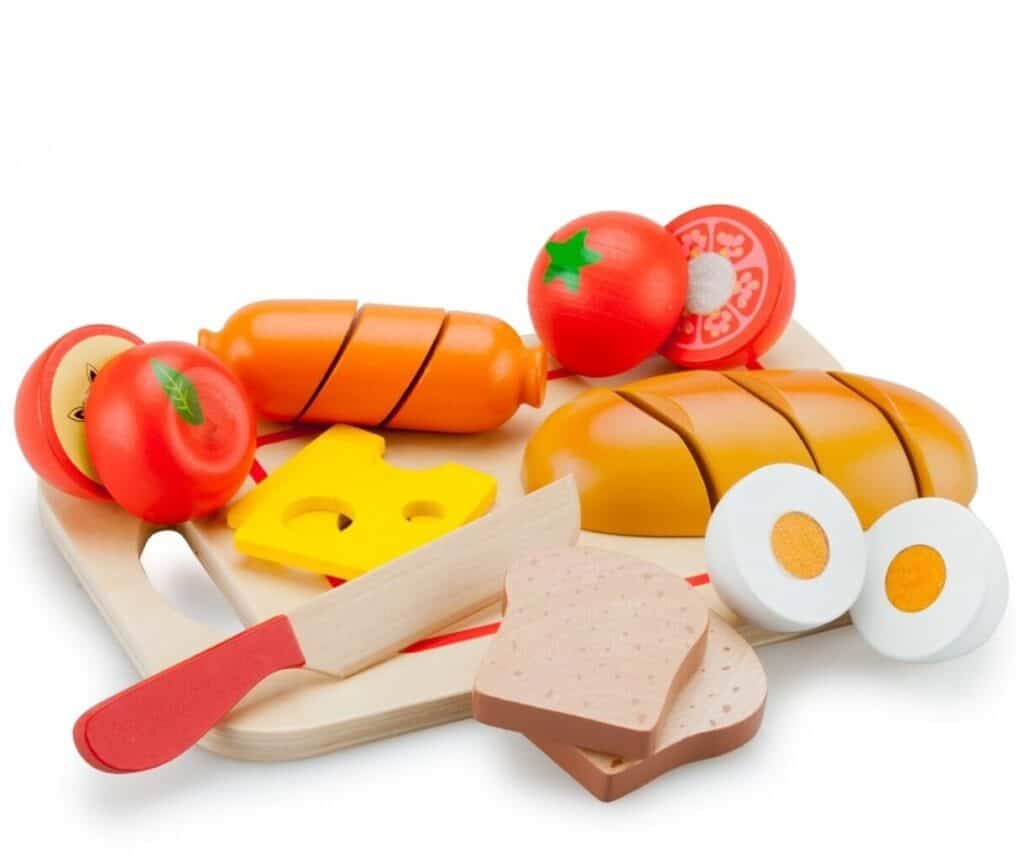 Идея для подарка: Набор продуктов с посудой New Classic Toys Завтрак 10578 разноцветный