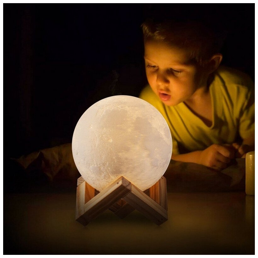 Идея для подарка: Ночик-светильник (Луна)