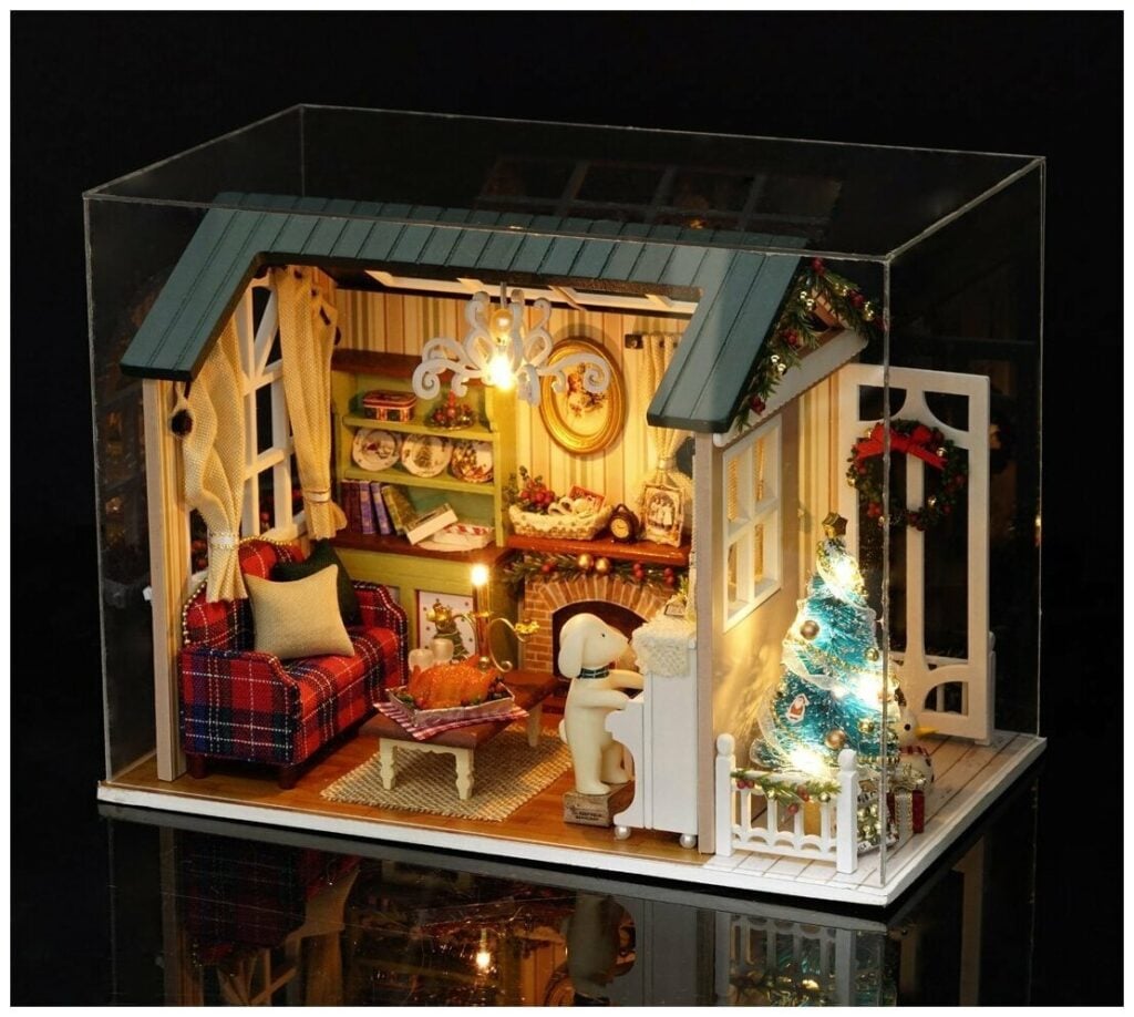 Идея для подарка: Новогодний Подарочный Интерьерный конструктор (Румбокс) Yarvita "Комната Магии" миниатюра DIY House