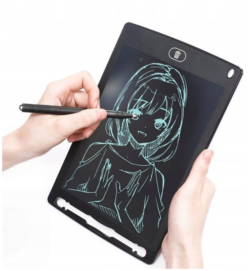 Идея для подарка: Планшет для рисования черный / графический планшет 8.5 дюймов / планшет со стилусом / развивающая доска
