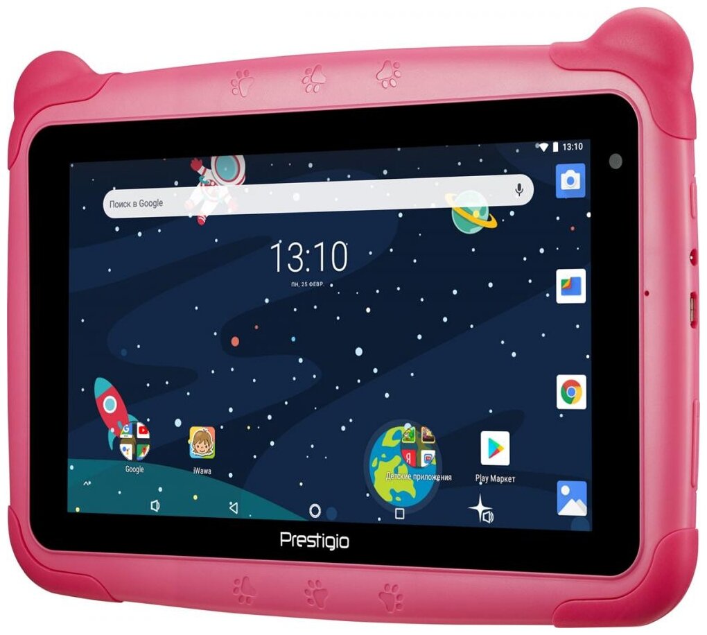 Идея для подарка: Планшет Prestigio SmartKids (2019), 1 ГБ/16 ГБ, Wi-Fi, розовый