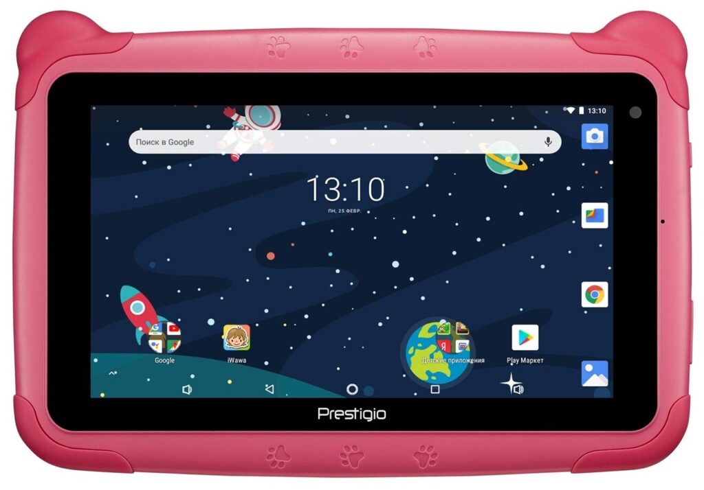 Идея для подарка: Планшет Prestigio SmartKids (2019), 1 ГБ/16 ГБ, Wi-Fi, розовый