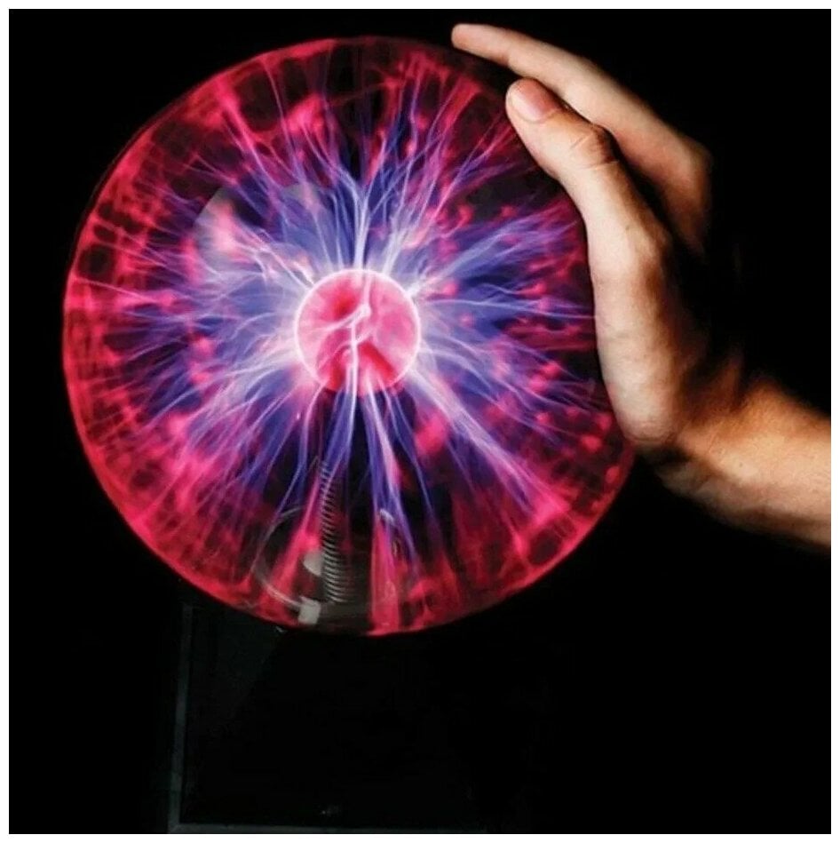 Идея для подарка: Плазменный светильник магический шар Теслы (шар размер 16 см