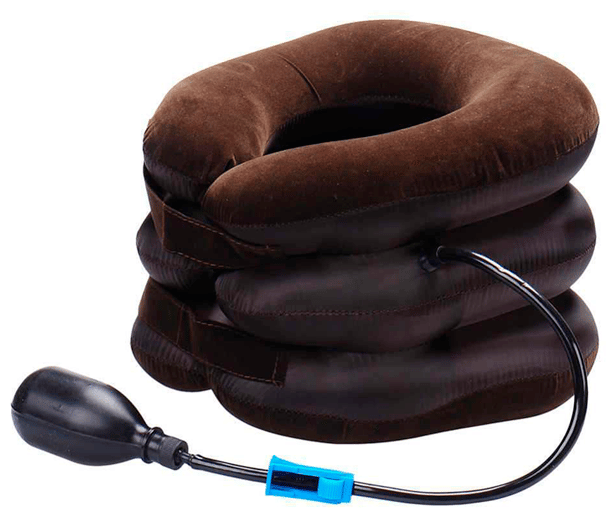 Идея для подарка: Подушка ортопедическая надувная/Вытягивающий воротник для шеи от остеохондроза/Бандаж для шеи/Массажер механический/Имрун!
