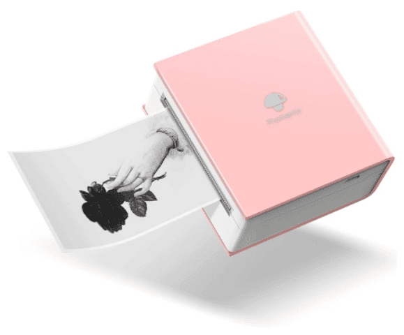 Идея для подарка: Принтер с термопечатью Canon Zoemini с бумагой и чехлом, цветн., меньше A6, розовое золото