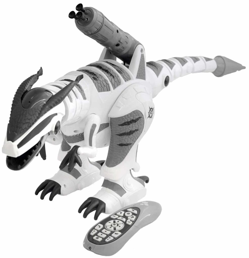 Идея для подарка: Радиоуправляемый интерактивный динозавр (стреляет присосками) - LNT-K9